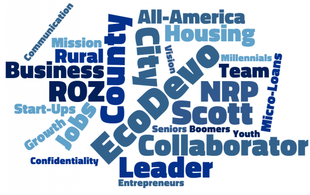 Economic Development word cloud